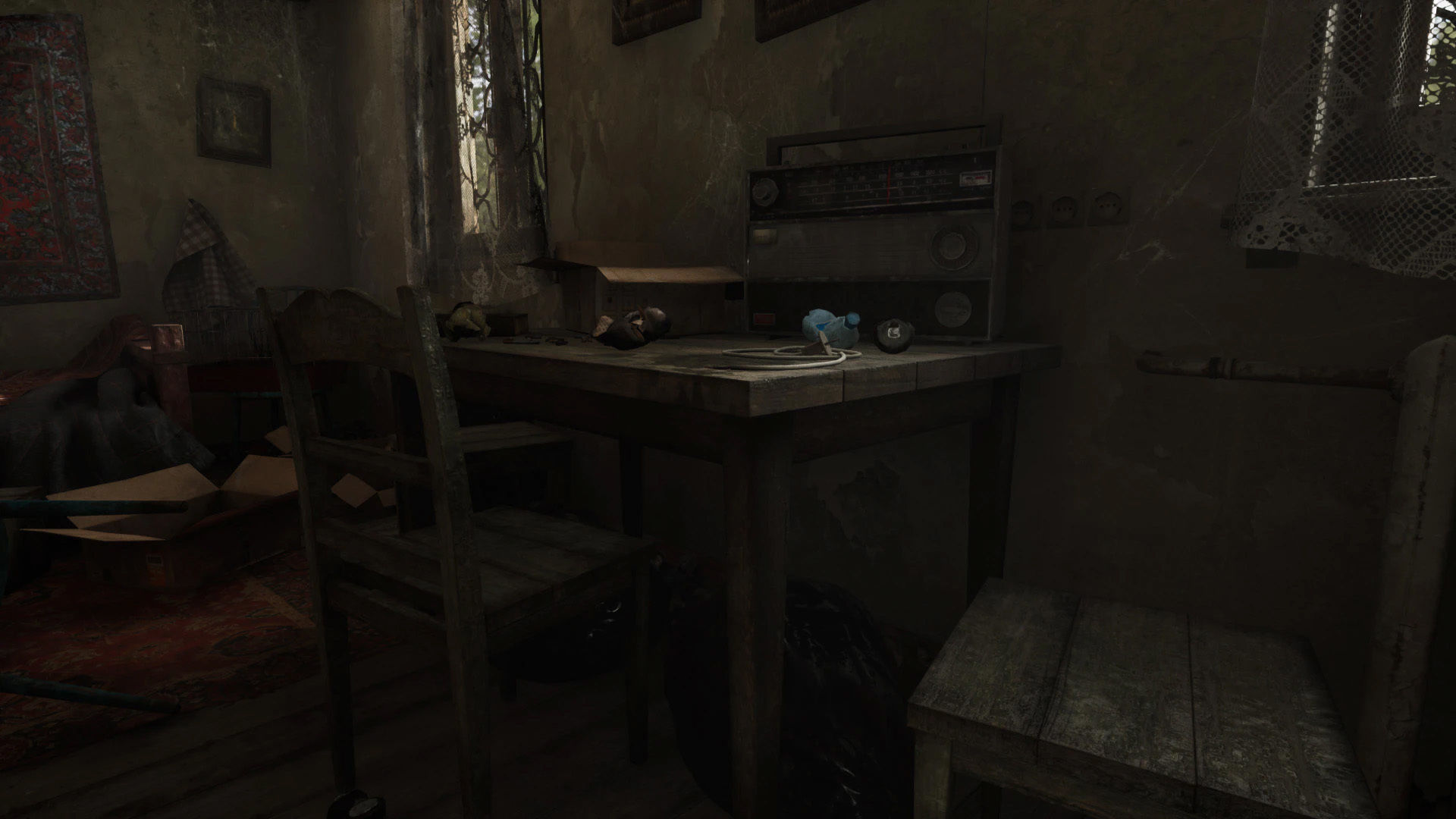 Abandoned Room Low-poly 3D model_9