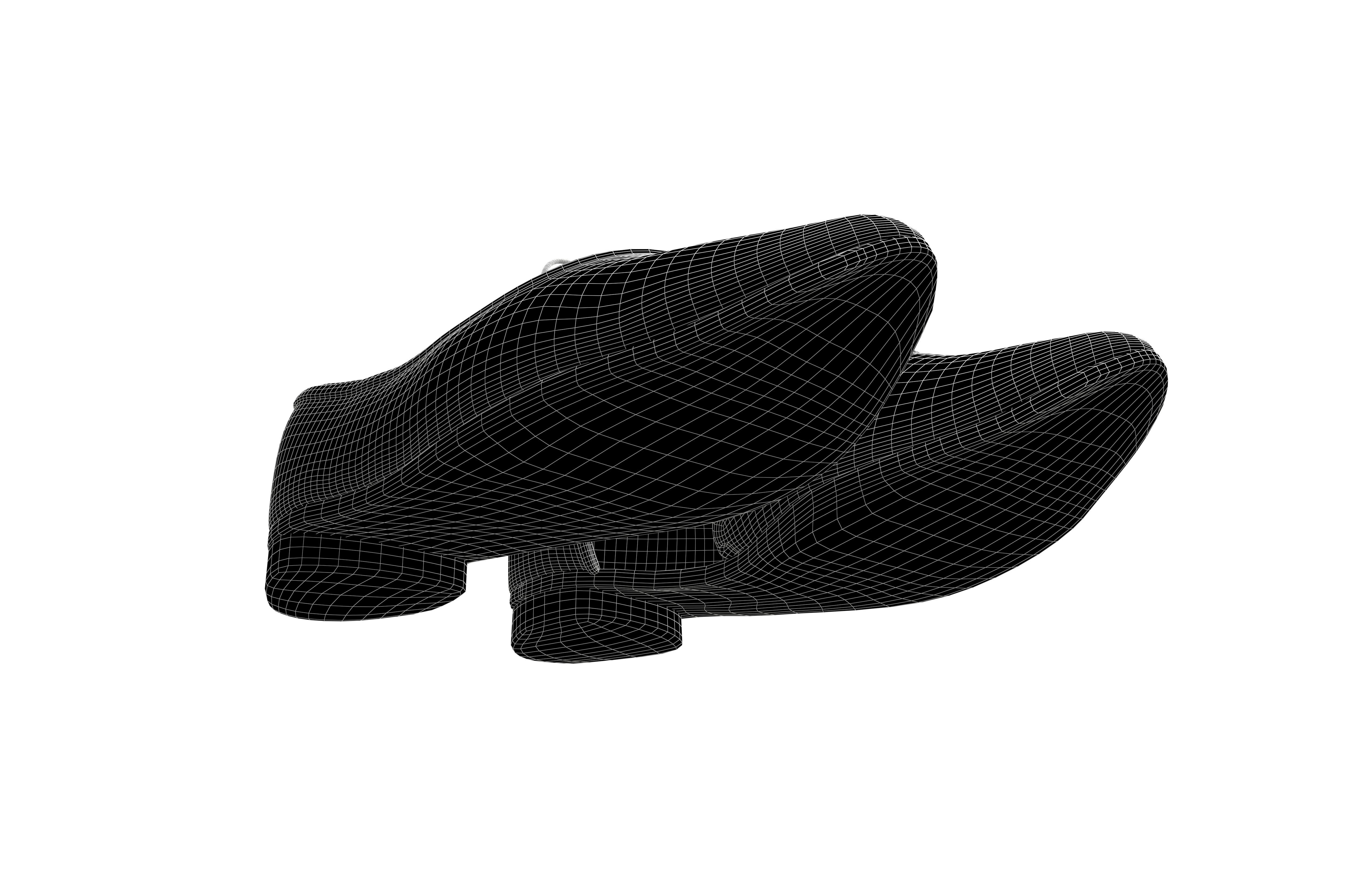 Flat Shoes v3 003 Low-poly 3D model_7