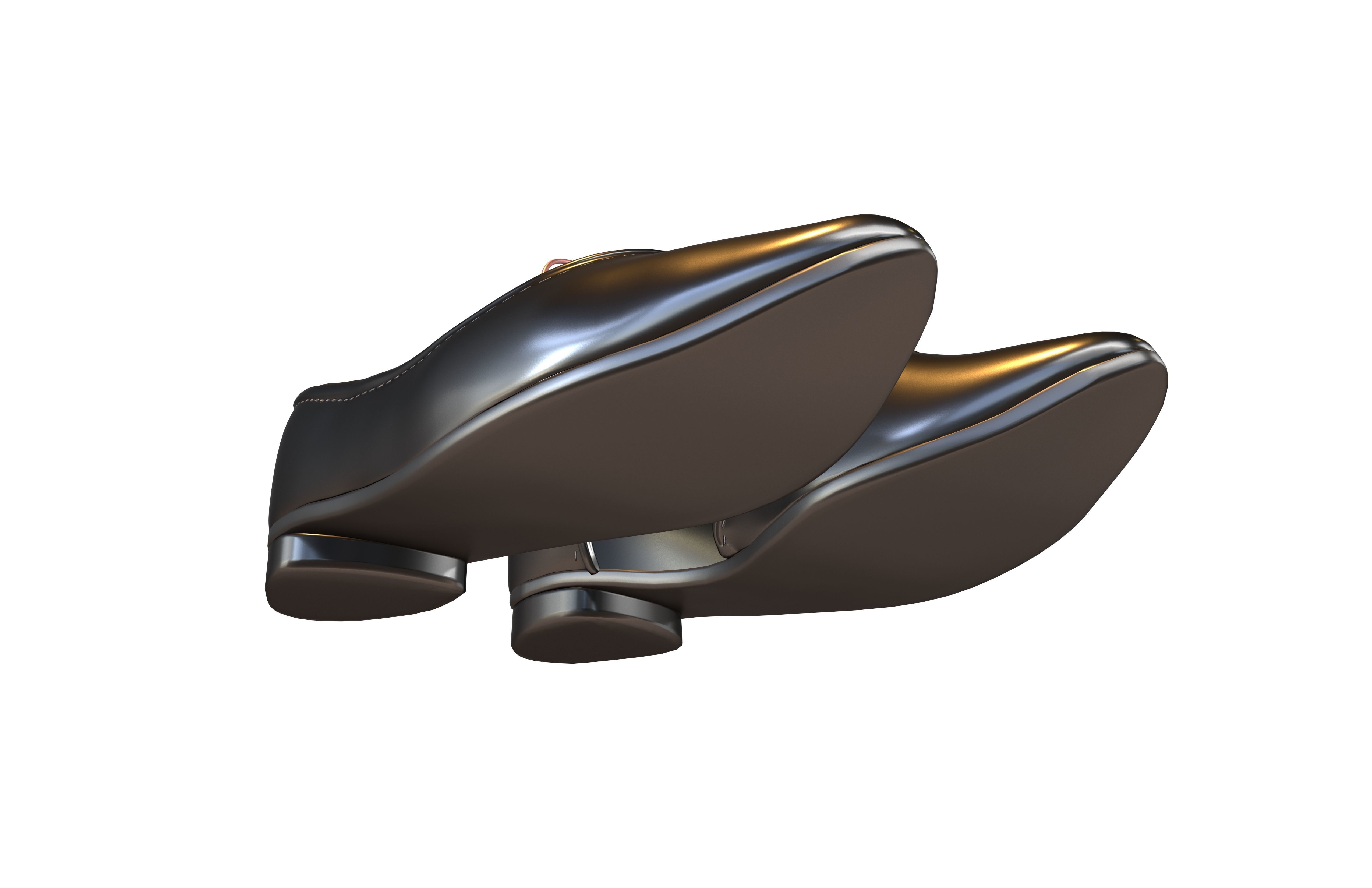 Flat Shoes v3 010 Low-poly 3D model_2