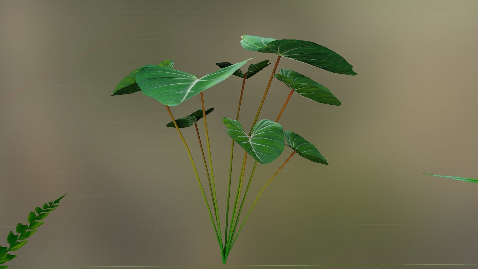 plants for games Low-poly 3D model_10