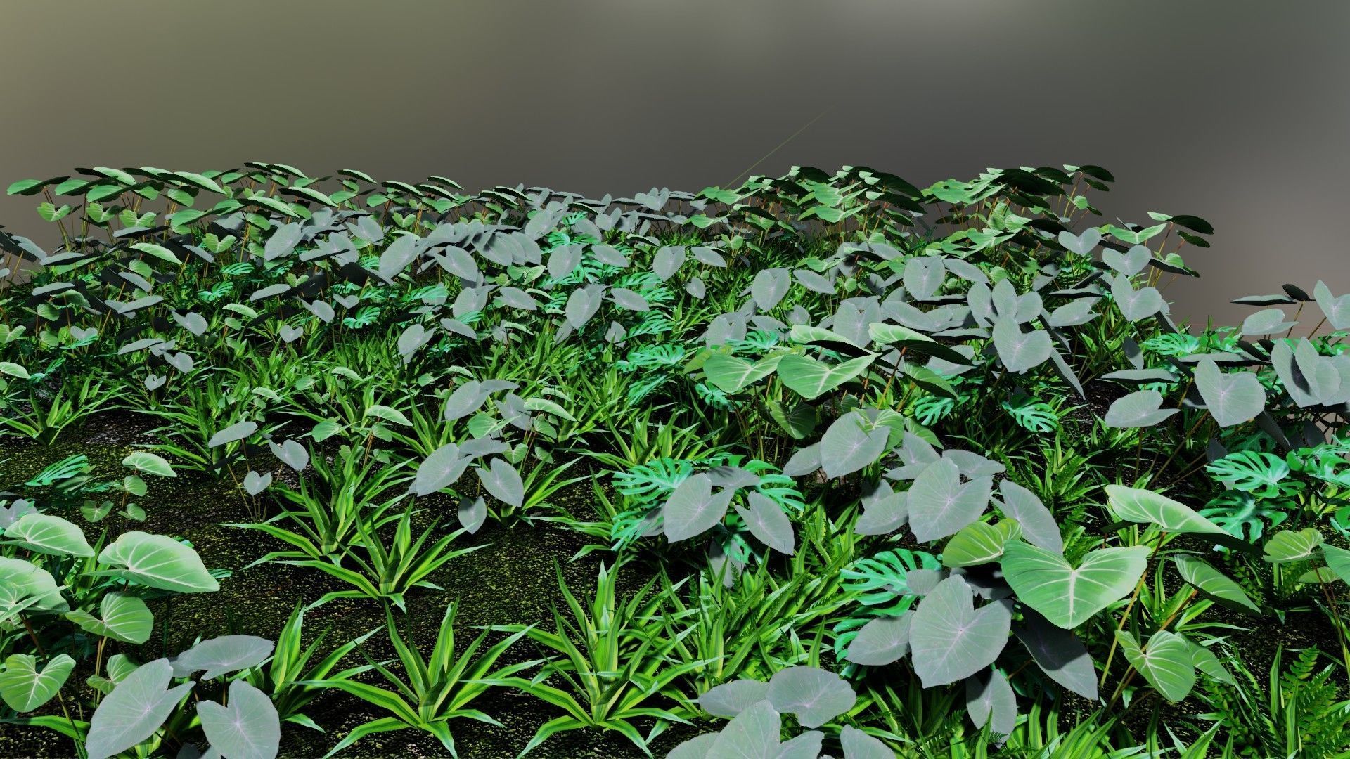 plants for games Low-poly 3D model_4
