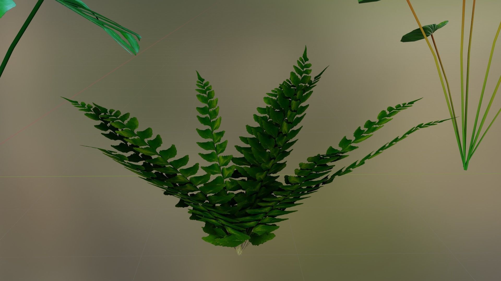 plants for games Low-poly 3D model_11
