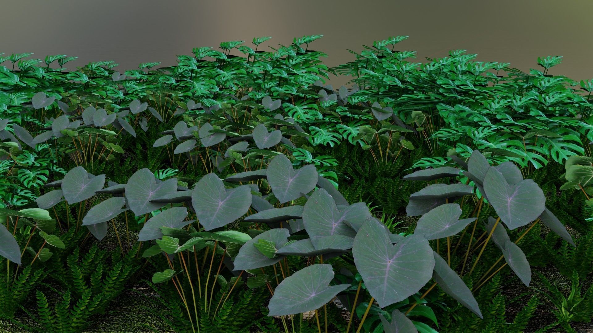 plants for games Low-poly 3D model_3