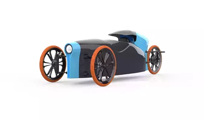 Northern Light Motors 428 Electric Vehicle 3D print model