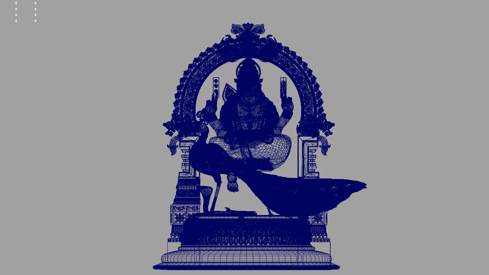 lord murugan muruga 3d model 3D model_15