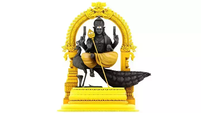 lord murugan muruga 3d model 3D model