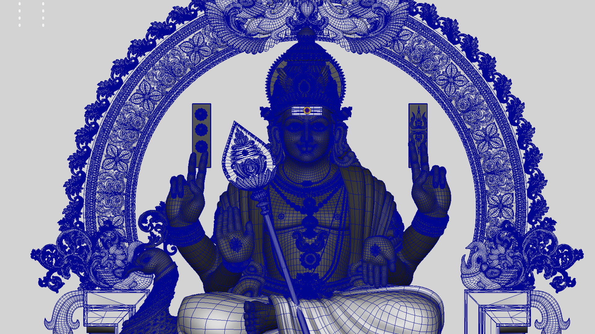 lord murugan muruga 3d model 3D model_13