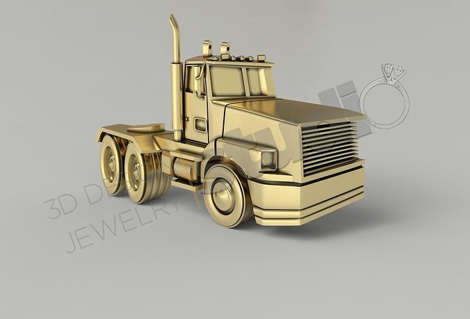 Highly detailed 3d truck model 3D print model