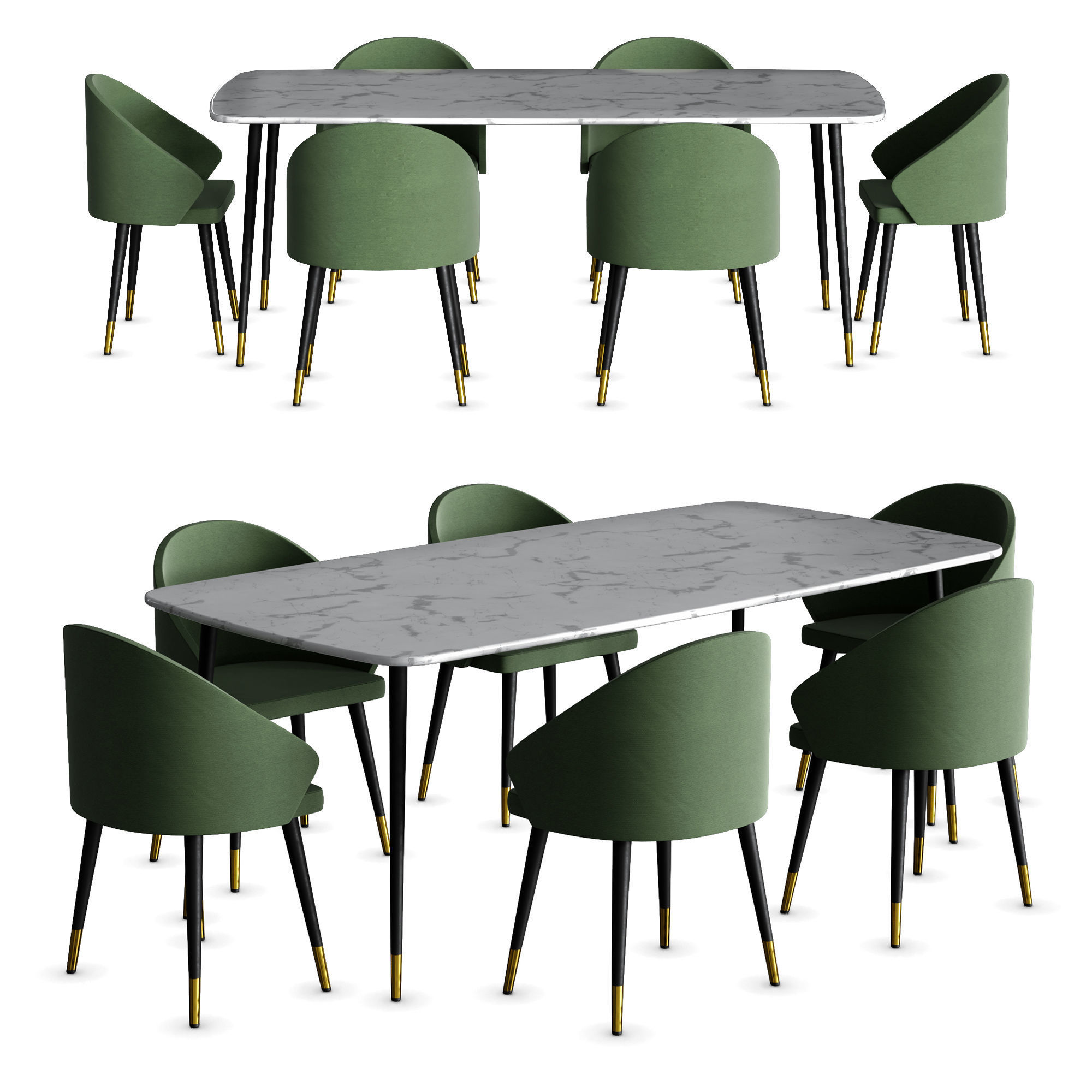 Dining Table 3D model_1