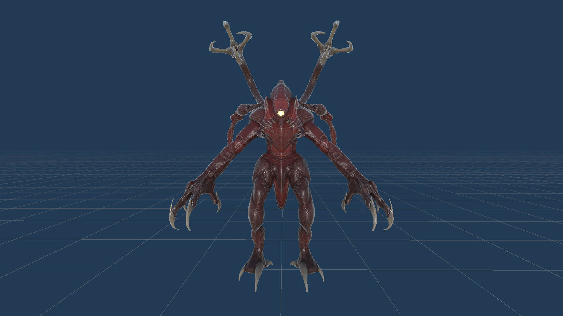 Beast Creature Low-poly 3D model_27