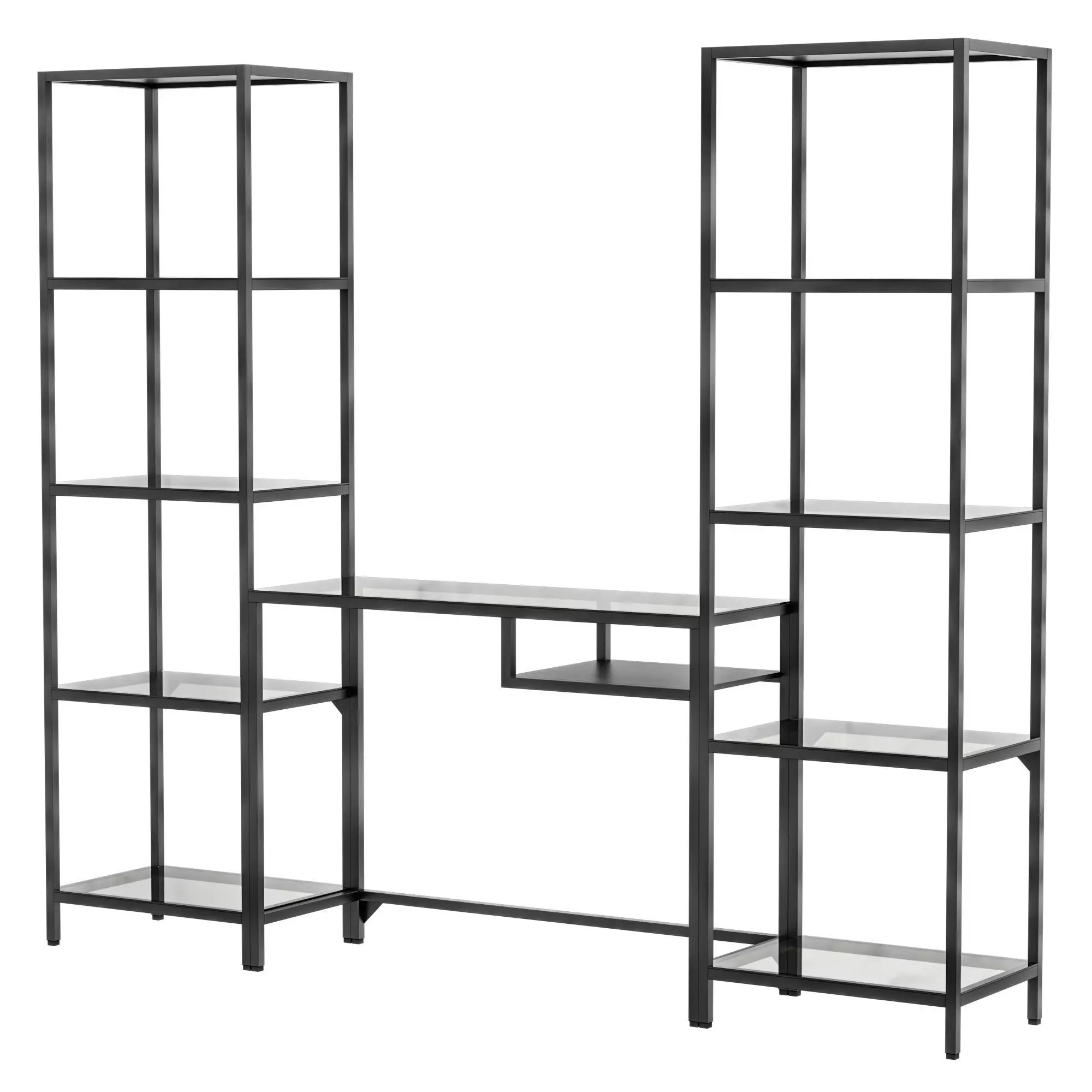 IKEA VITTSJO VETSE Shelving unit with laptop table 3D model_0