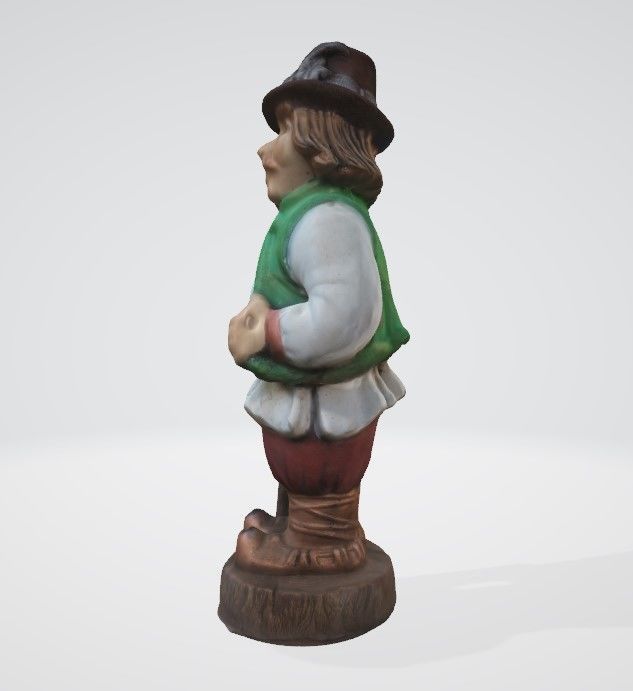 belarus figurine of man holding stick 3D model_1