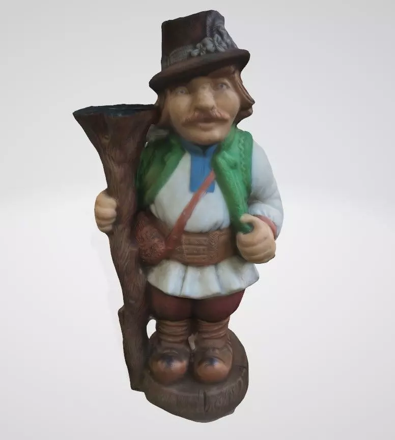 belarus figurine of man holding stick 3D model_0