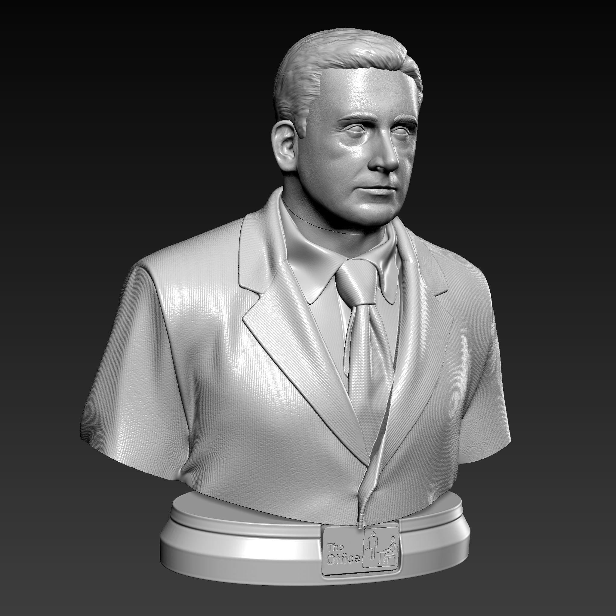 Michael Scott - The Office Bust 3D print model_5