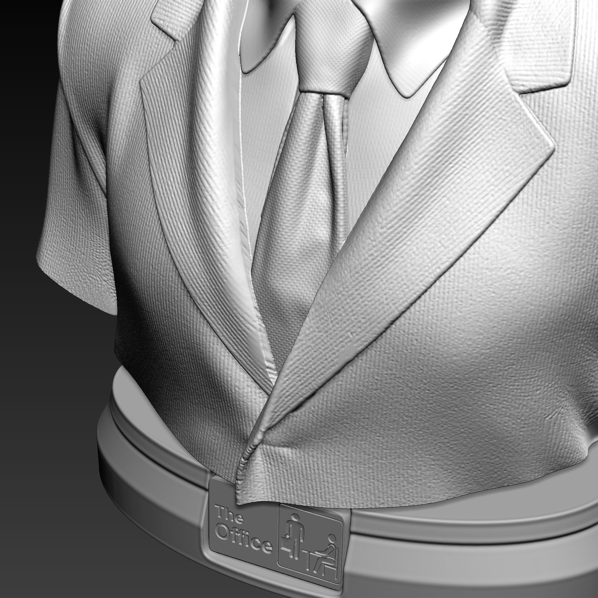 Michael Scott - The Office Bust 3D print model_7
