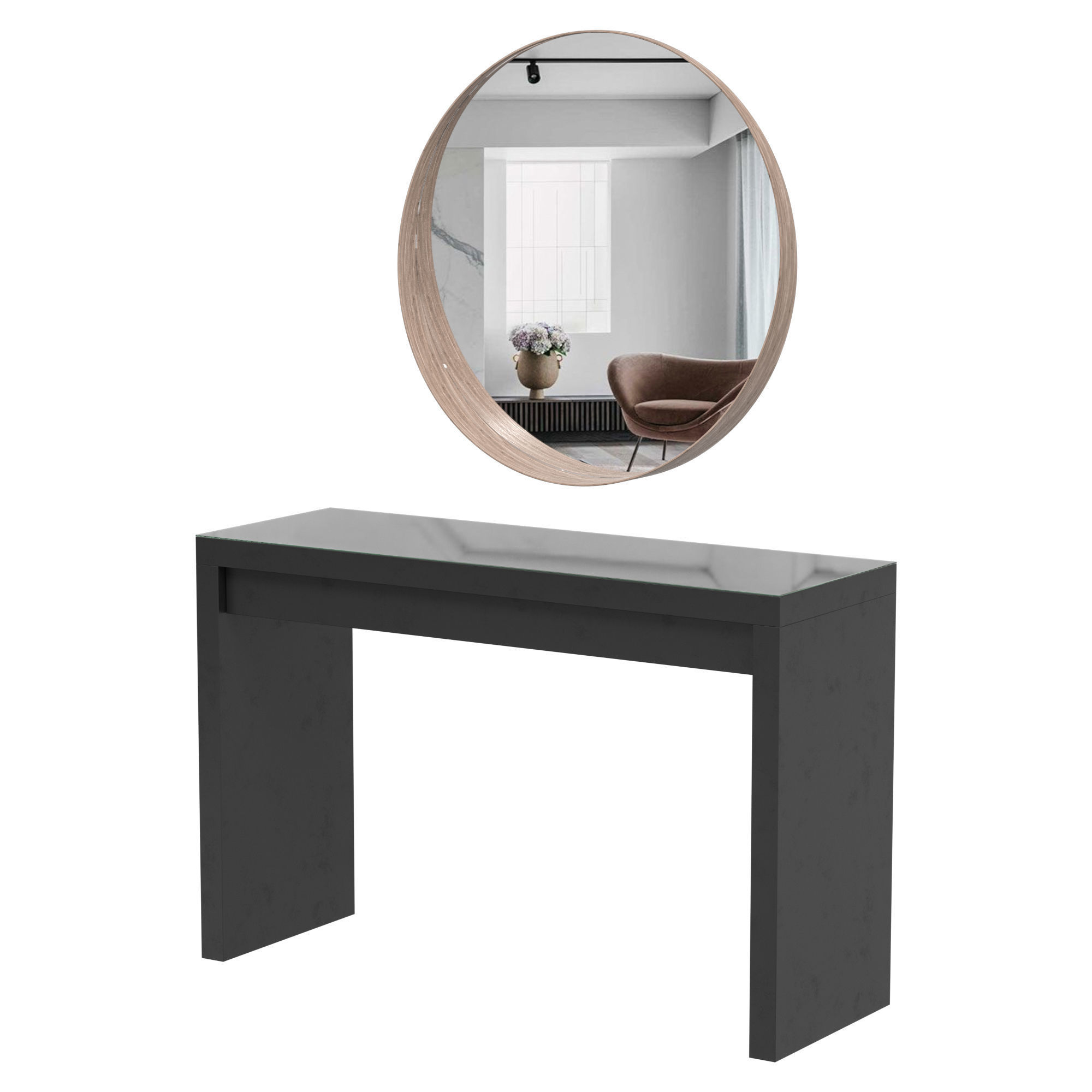 IKEA MALM Dressing table STOCKHOLM STOCKHOLM Mirror 3D model CGTrader