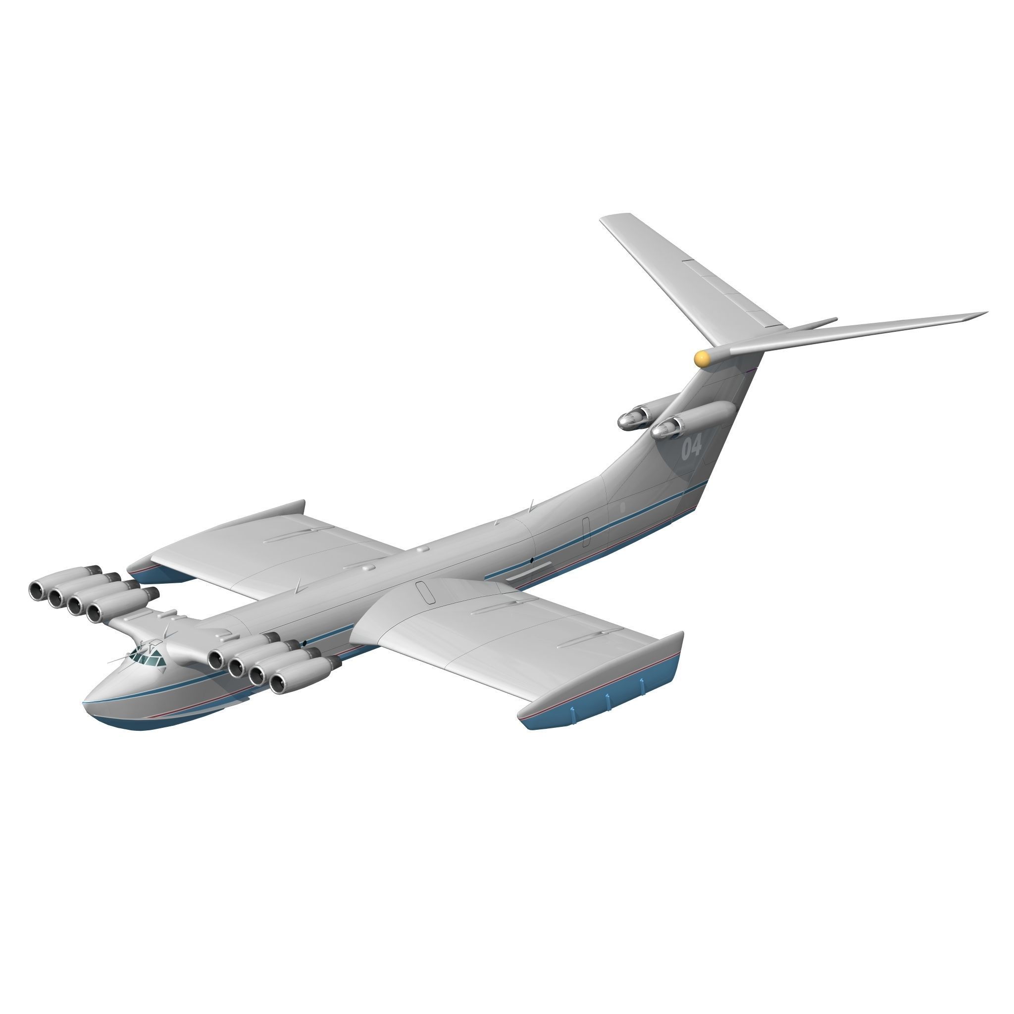 KM Ekranoplan 3D model | CGTrader