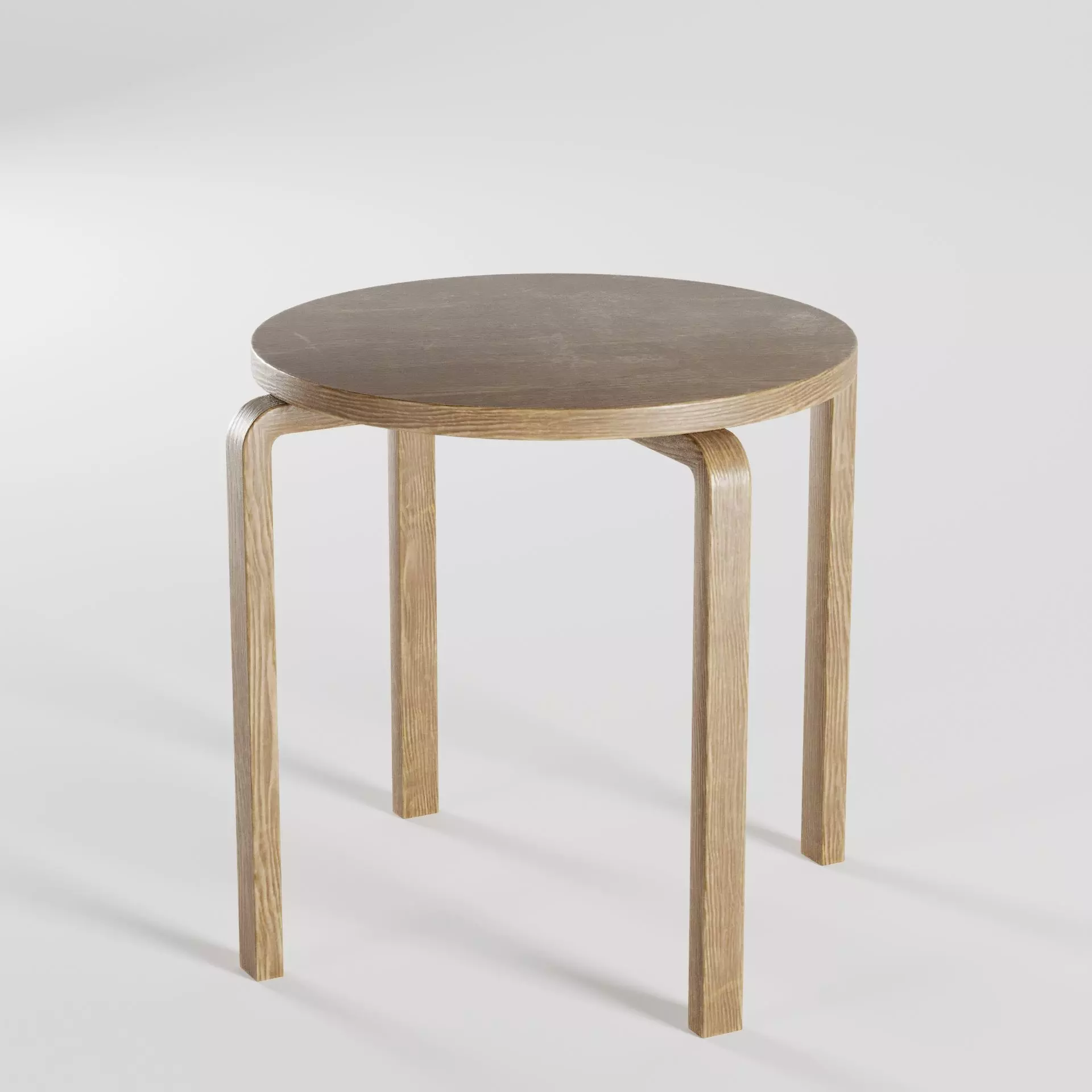 Wooden Bench  3D model_0