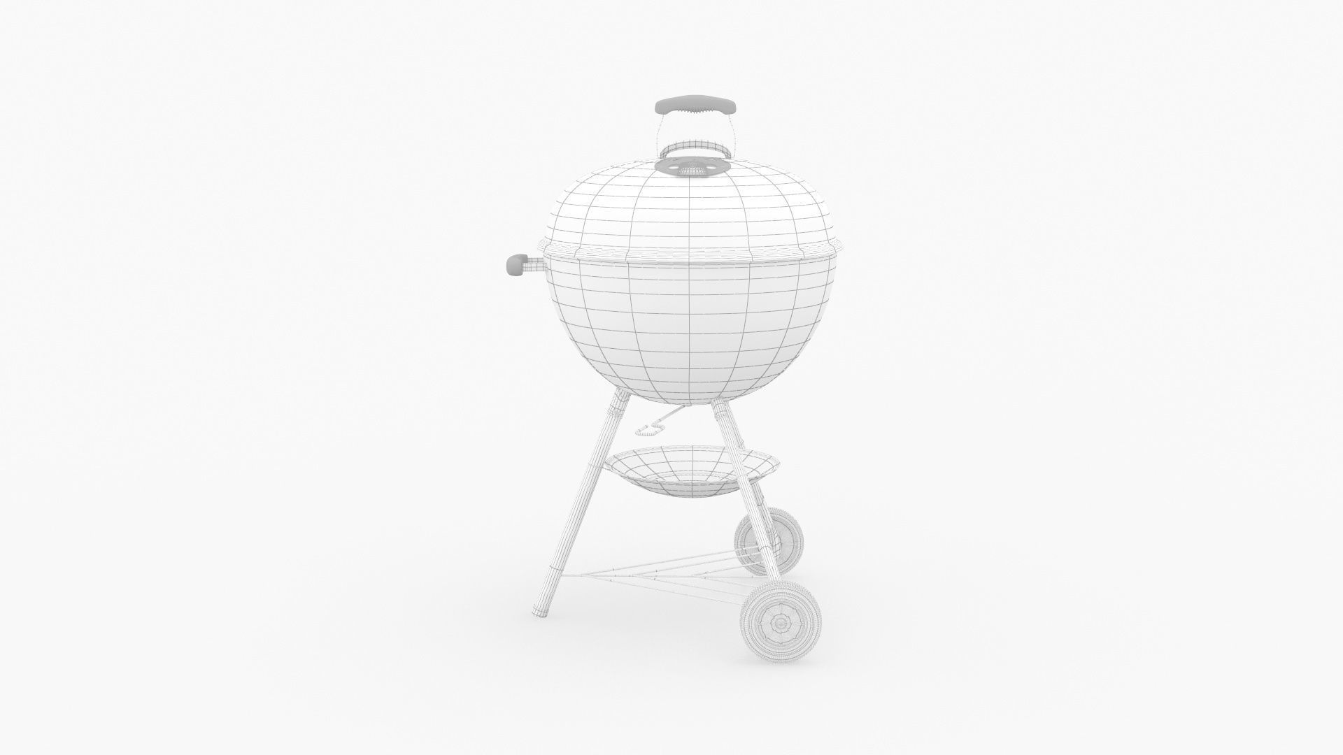 Weber 741001 Original Kettle 22-Inch Charcoal Grill 3D model_8