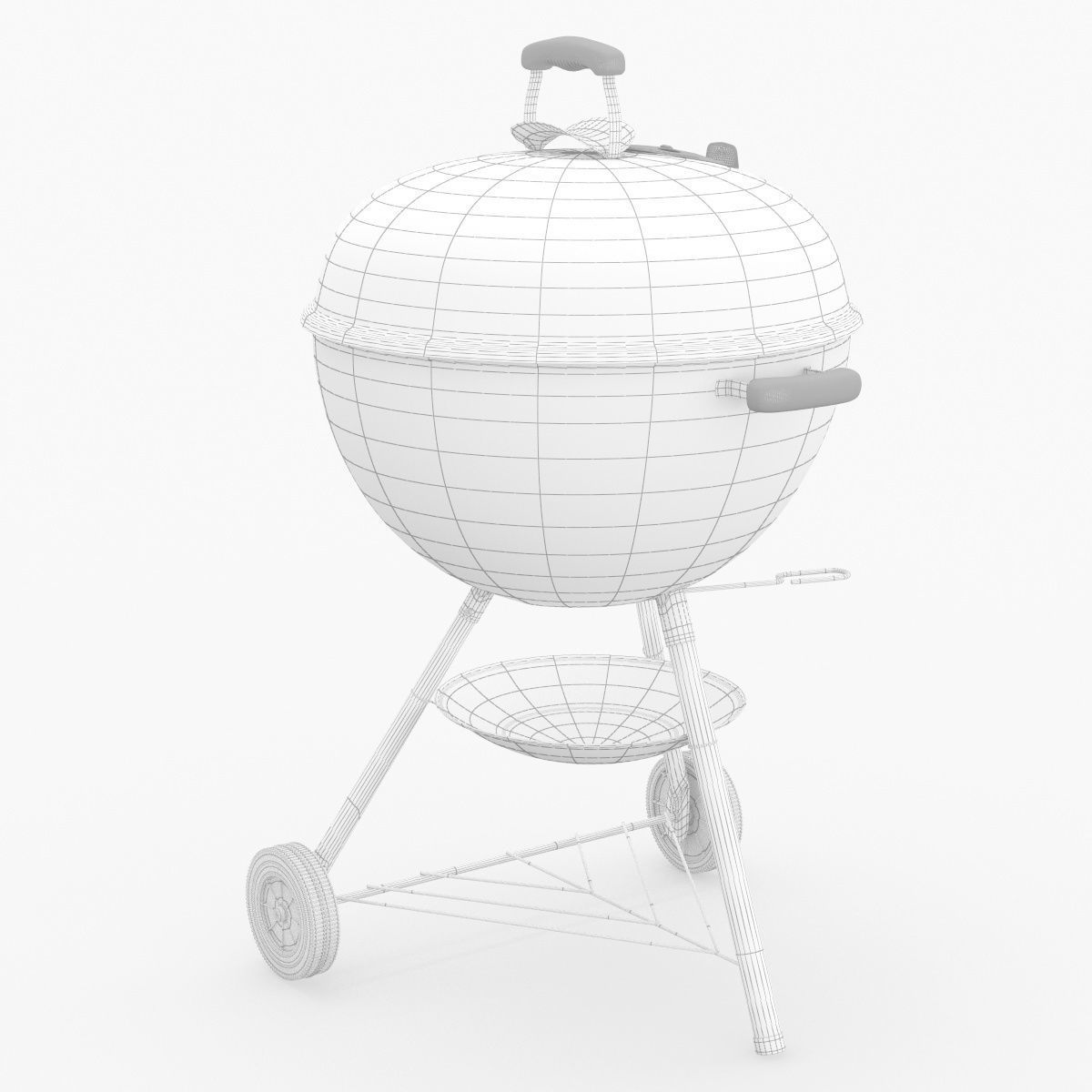 Weber 741001 Original Kettle 22-Inch Charcoal Grill 3D model_33
