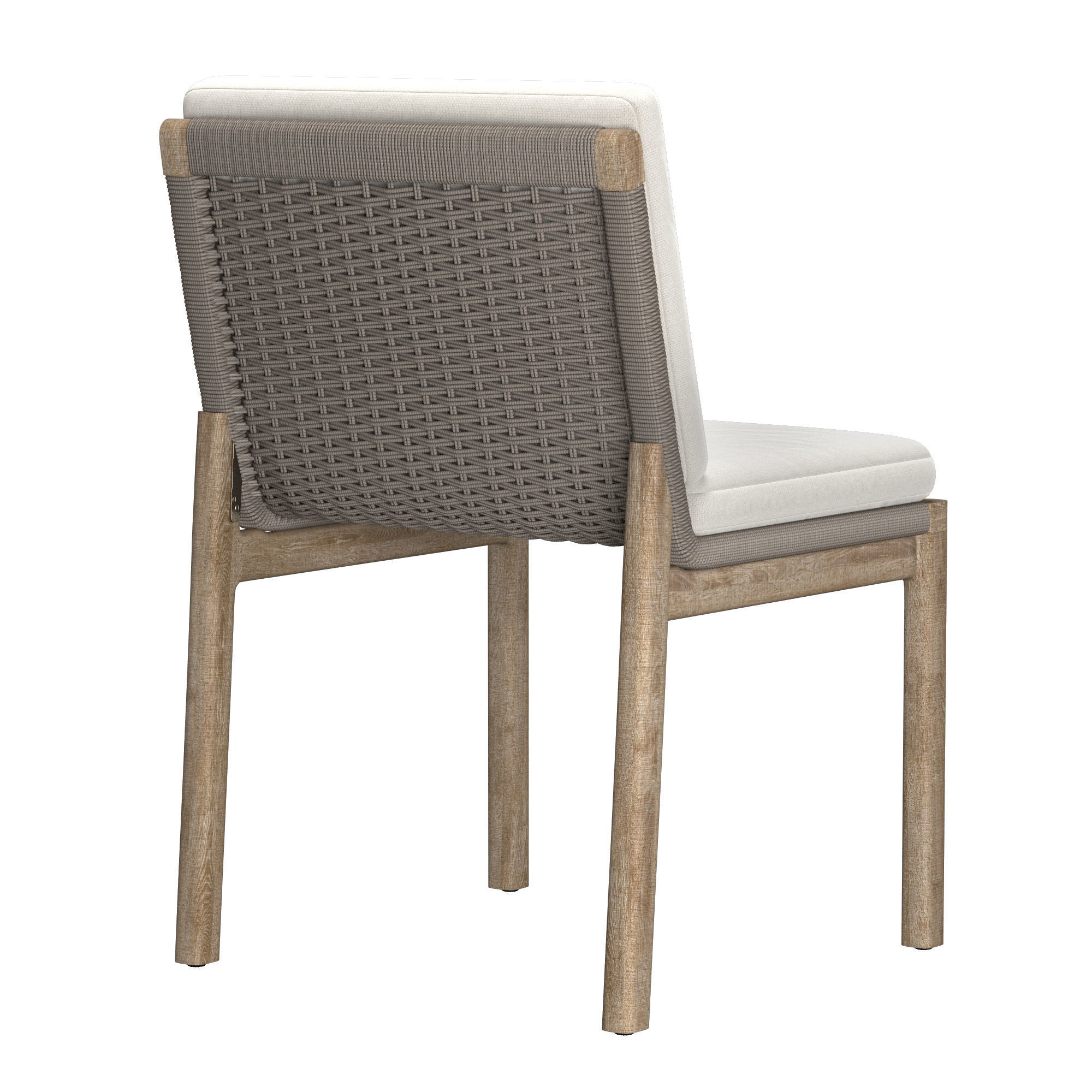 YAB DINING TABLE and MESA TEAK CHAIR 3D model_5