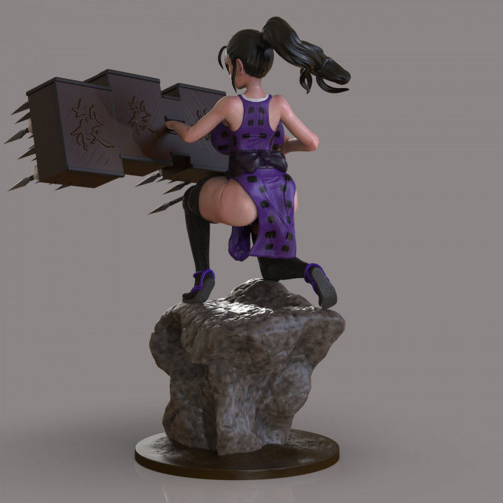 Kunoichi Sexy Waifu Collectable Figure Part 3 of 4 Diorama 3D print model_1