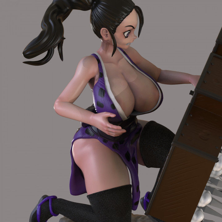 Kunoichi Sexy Waifu Collectable Figure Part 3 of 4 Diorama 3D print model_2