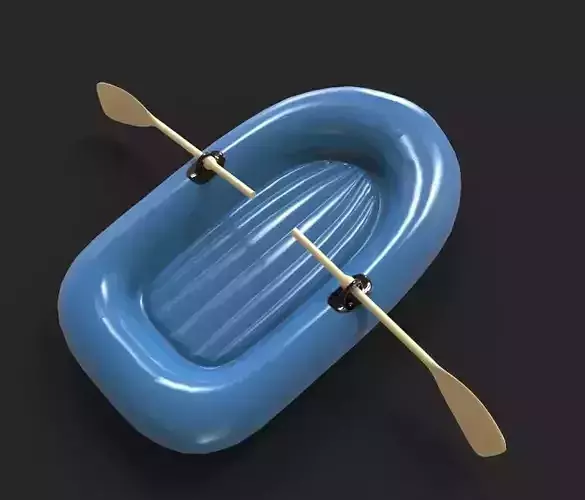 Rubber Boat 3D model