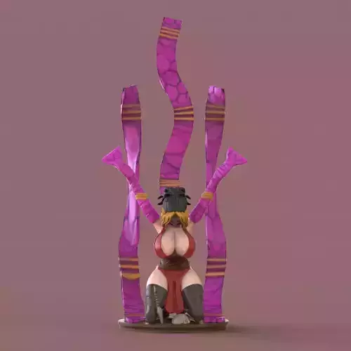 Kunoichi Sexy Waifu Collectable Figure Part 2 of 4 Diorama 3D print model