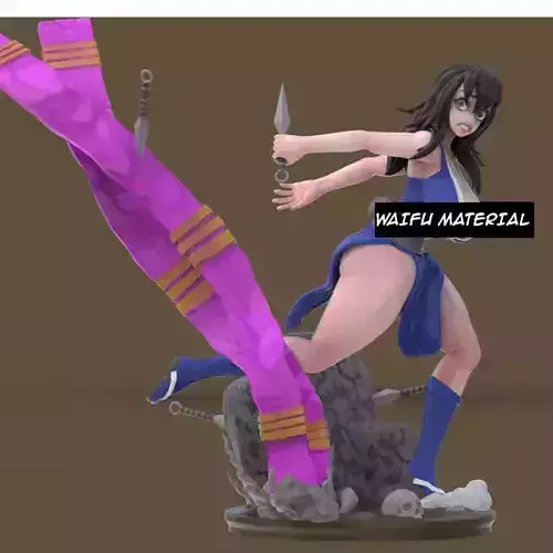 STL file splitted model 300 mm of height  sfw  and  nsfw 