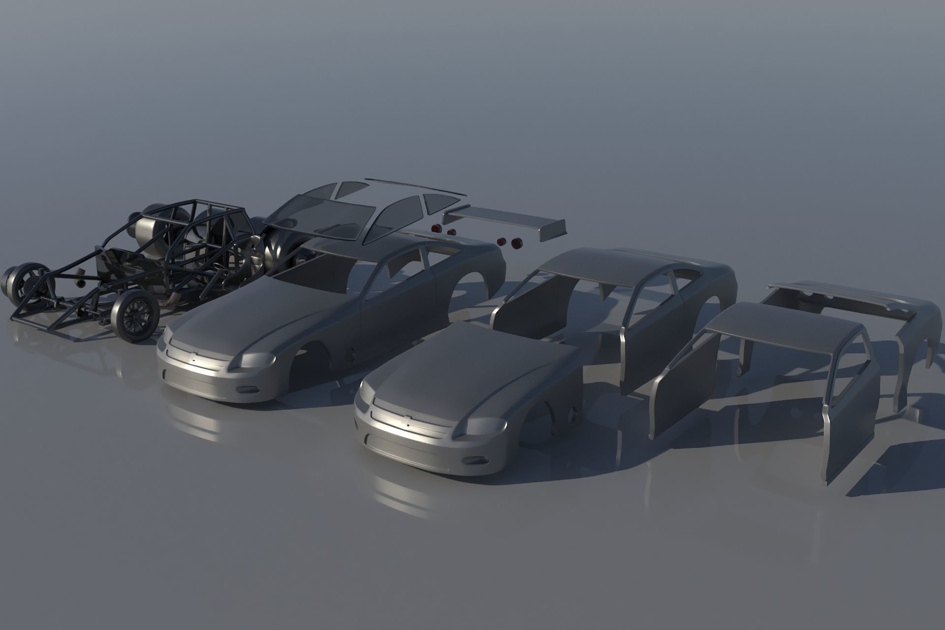 Chevrolet Cobalt Pro Mod  3D print model_10