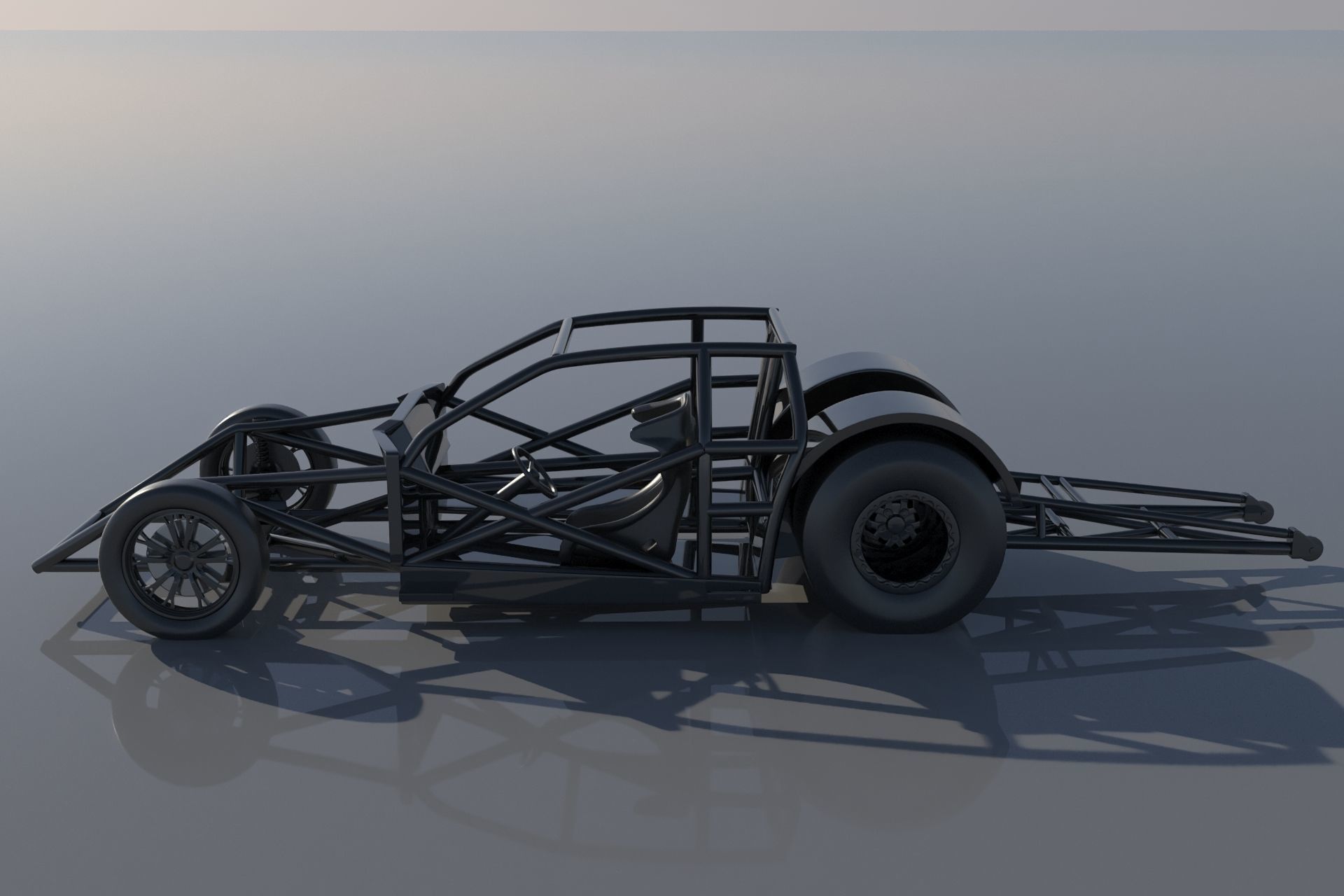 Chevrolet Cobalt Pro Mod  3D print model_7