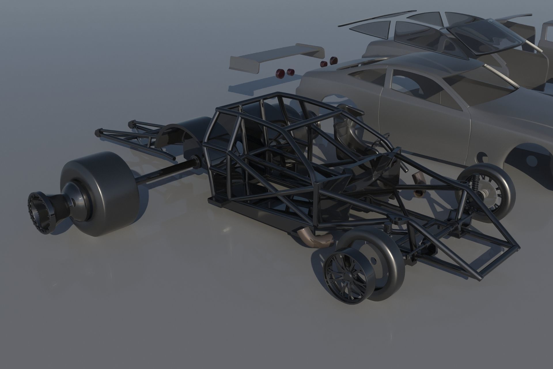 Chevrolet Cobalt Pro Mod  3D print model_15