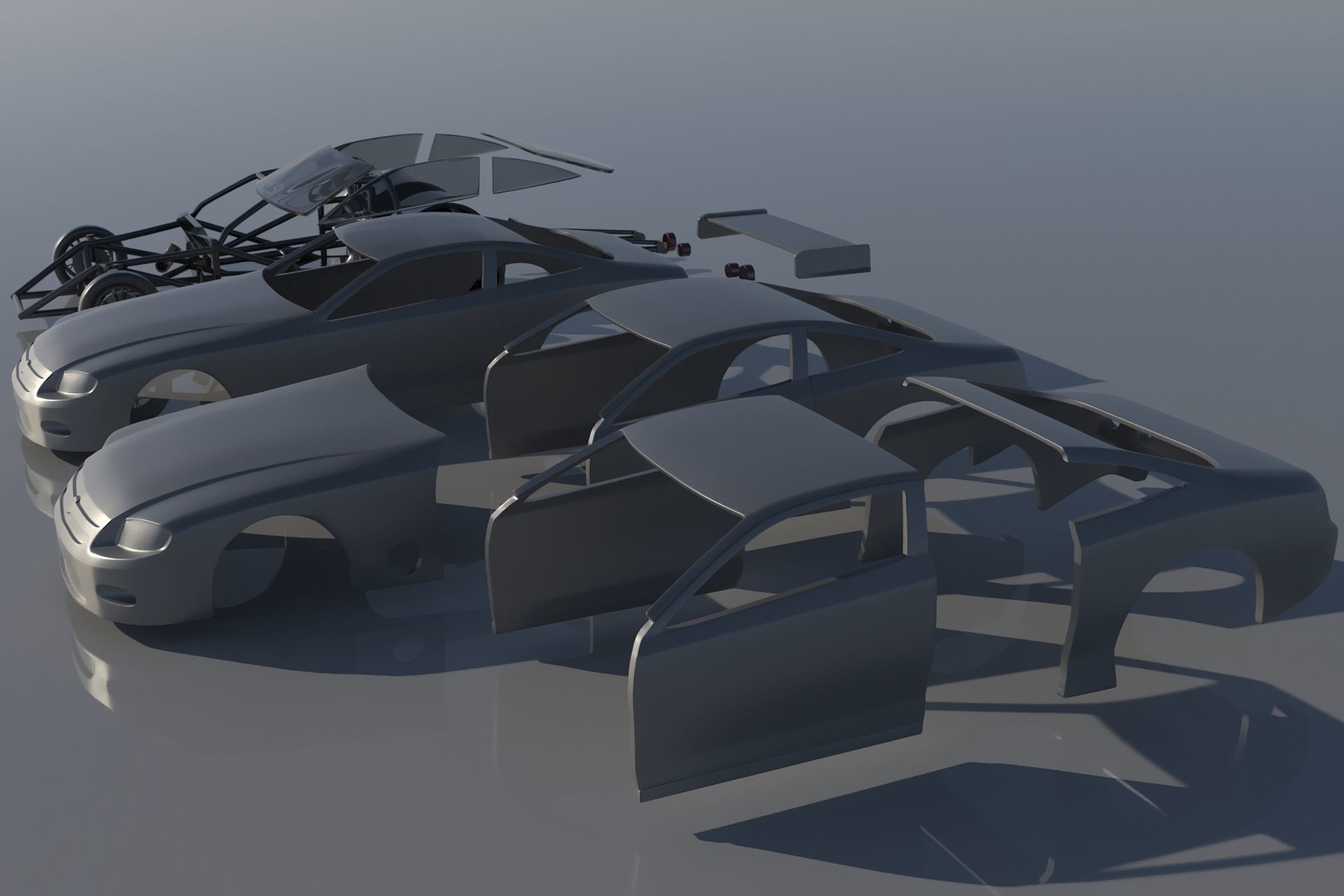 Chevrolet Cobalt Pro Mod  3D print model_11