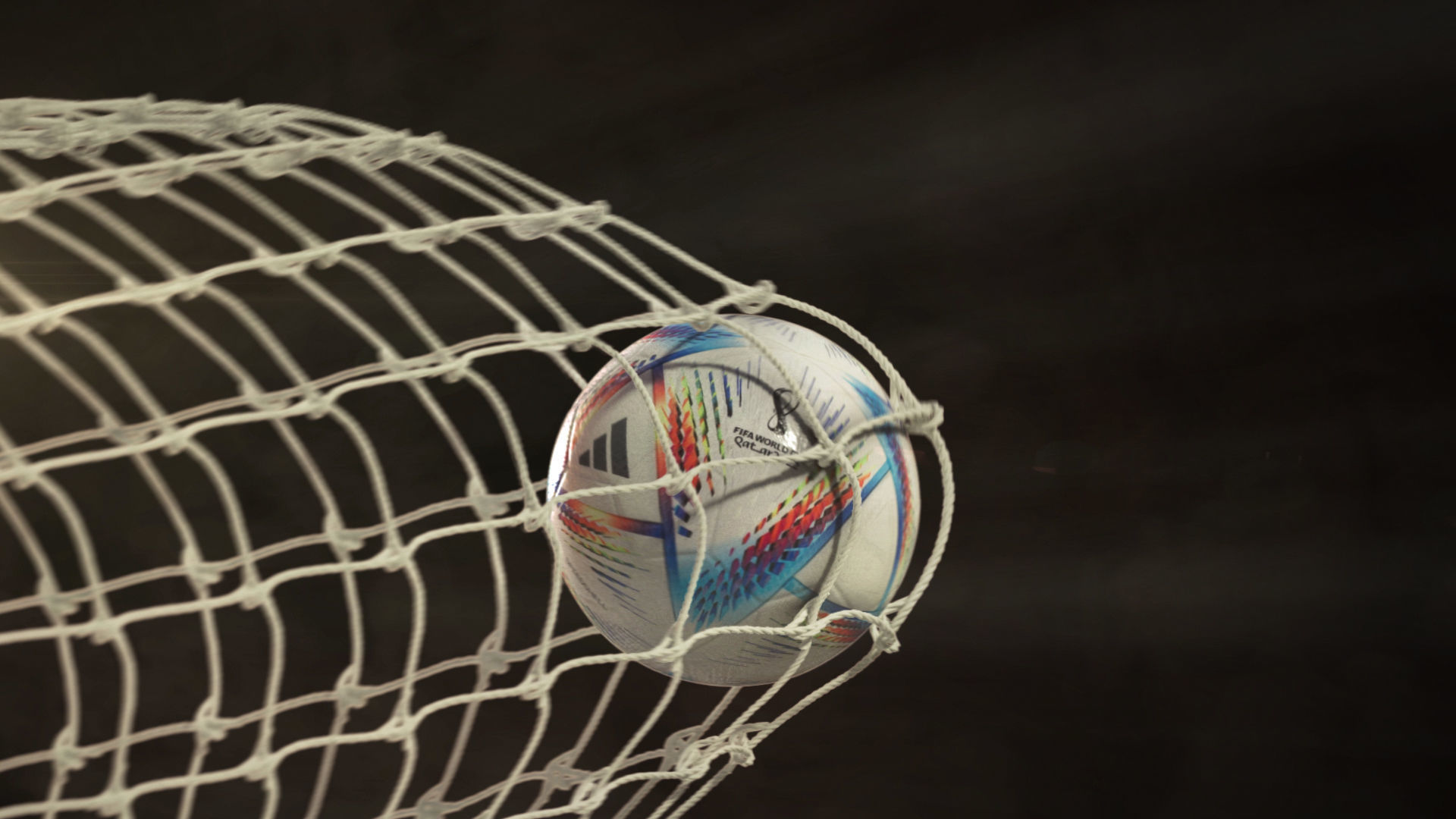 Al Rhila Official FIFA Qatar 2022 world cup ball Low-poly 3D model_1