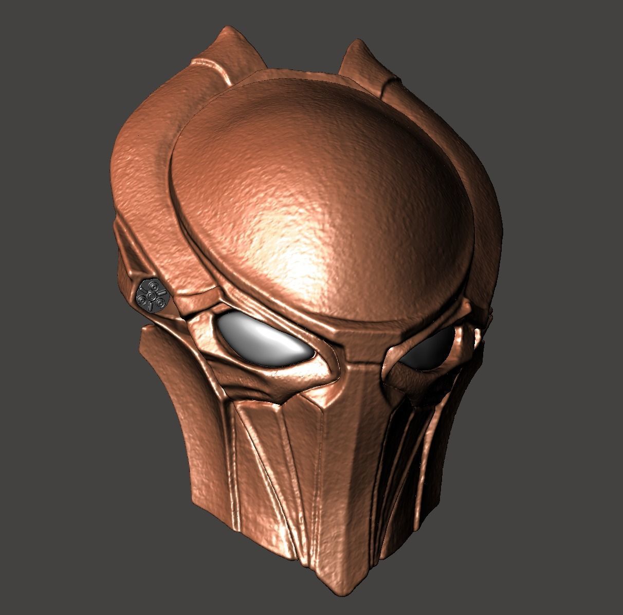 Falconer Predator Biomask - cosplay mask helmet  Hi-detailed STL 3D print model_24