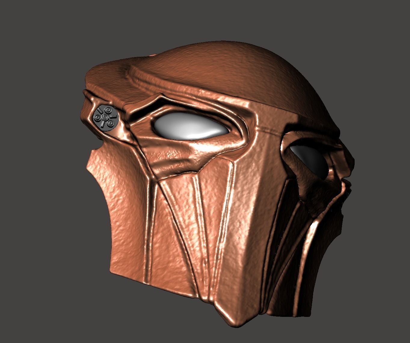 Falconer Predator Biomask - cosplay mask helmet  Hi-detailed STL 3D print model_5