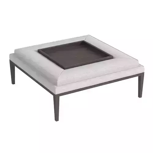 Wesley Hall Living Room Baylor Ottoman   INTERIORS HOME