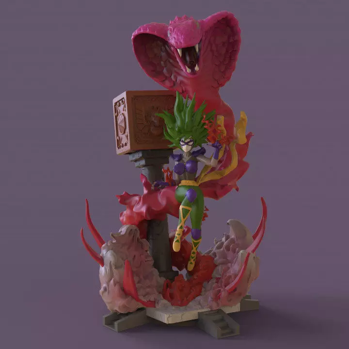 Saint China warrior 3D print model_0