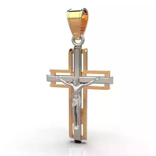 Pectoral cross 3D print model