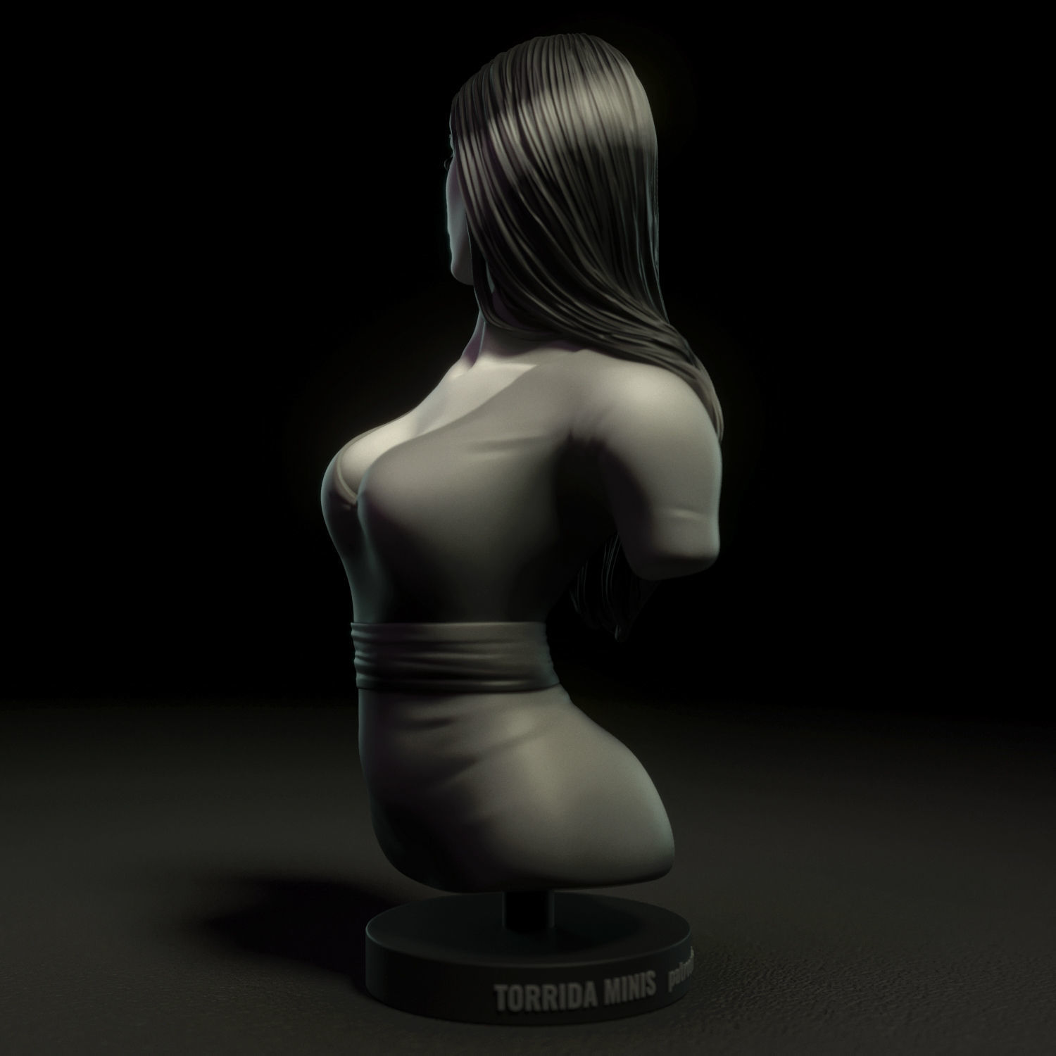 Practice Bust 2 Free 3D print model_3