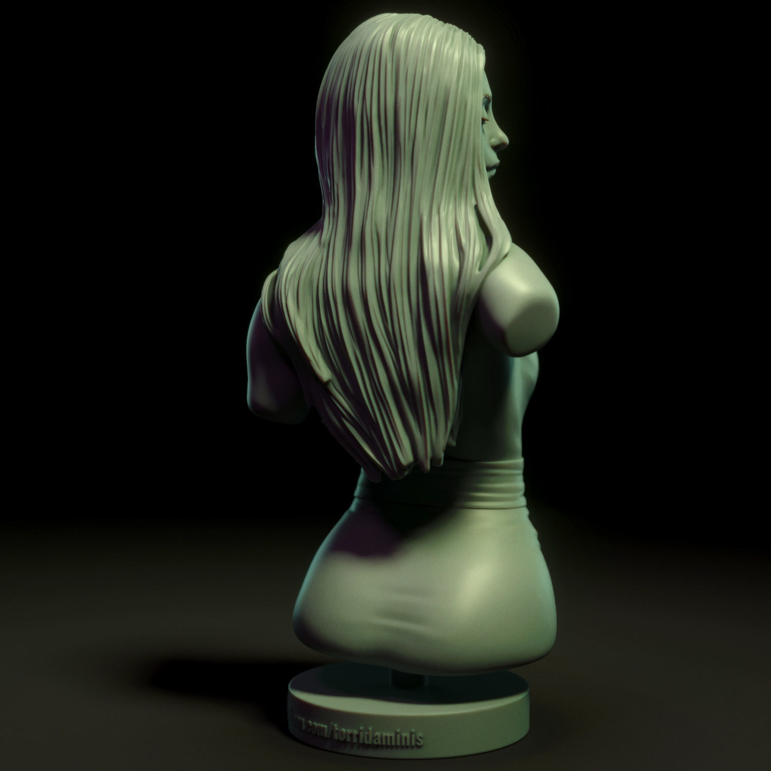 Practice Bust 2 Free 3D print model_5