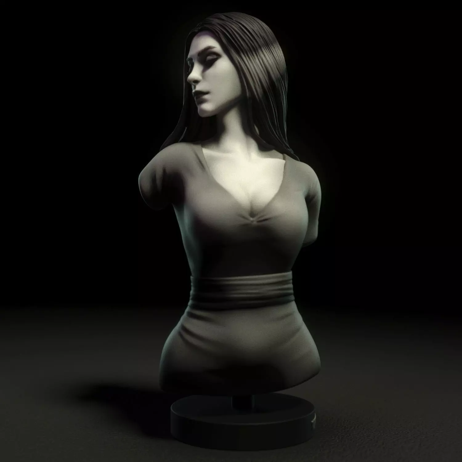 Practice Bust 2 Free 3D print model_0