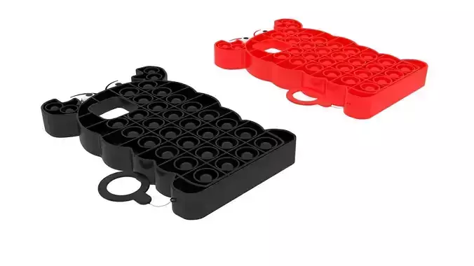 Lobster Pop It Phone Cases 3D model