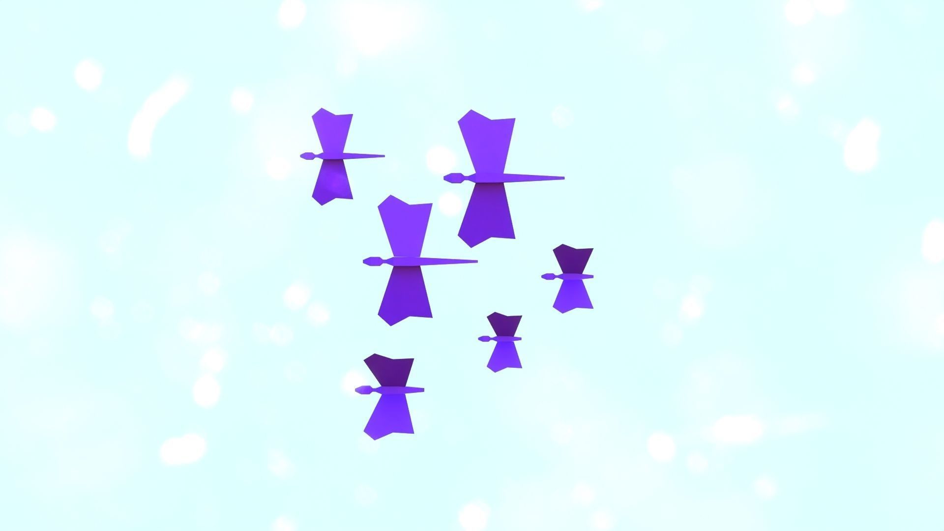 Lowpoly nature cabin collection Low-poly 3D model_26