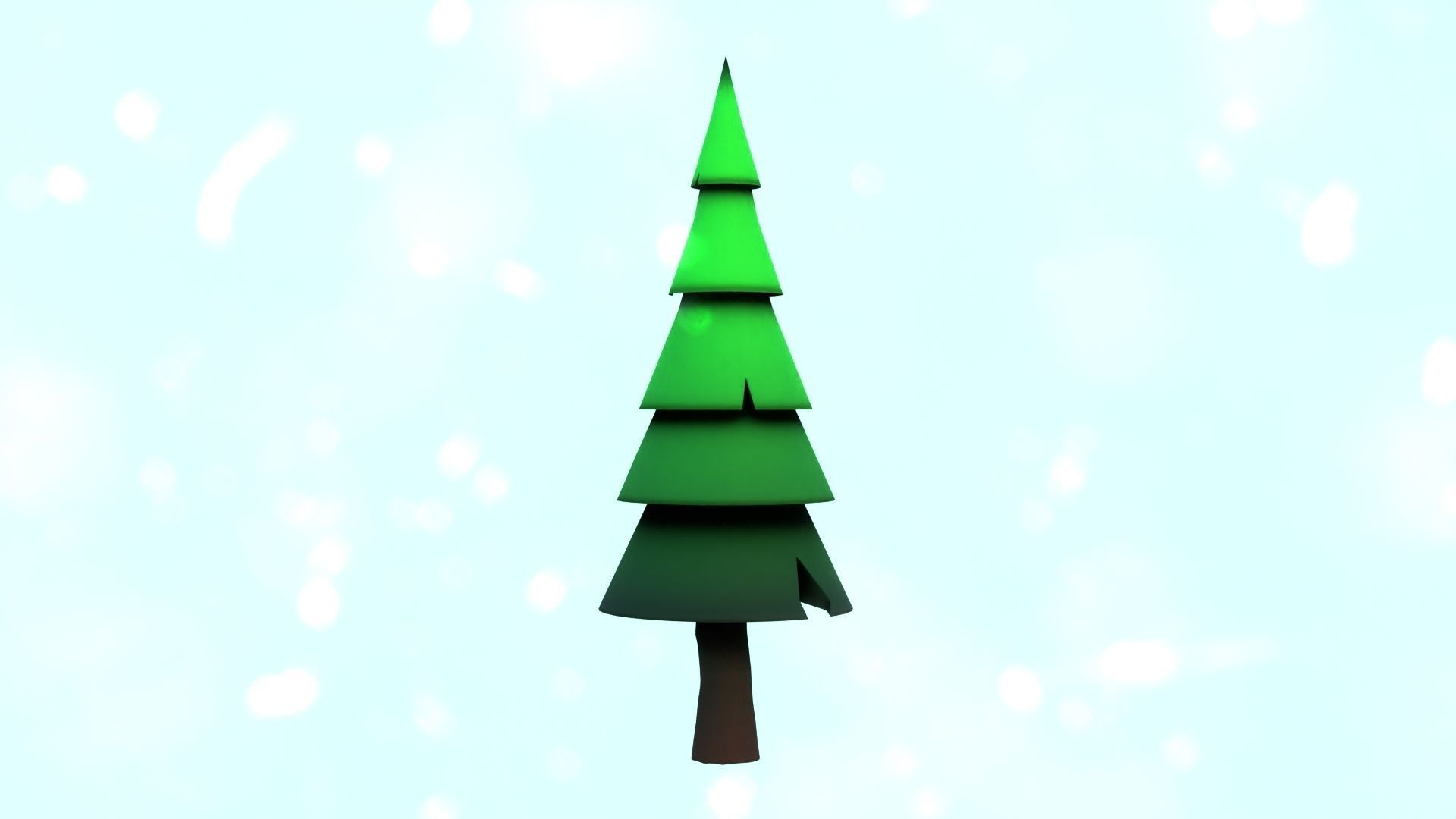 Lowpoly nature cabin collection Low-poly 3D model_21