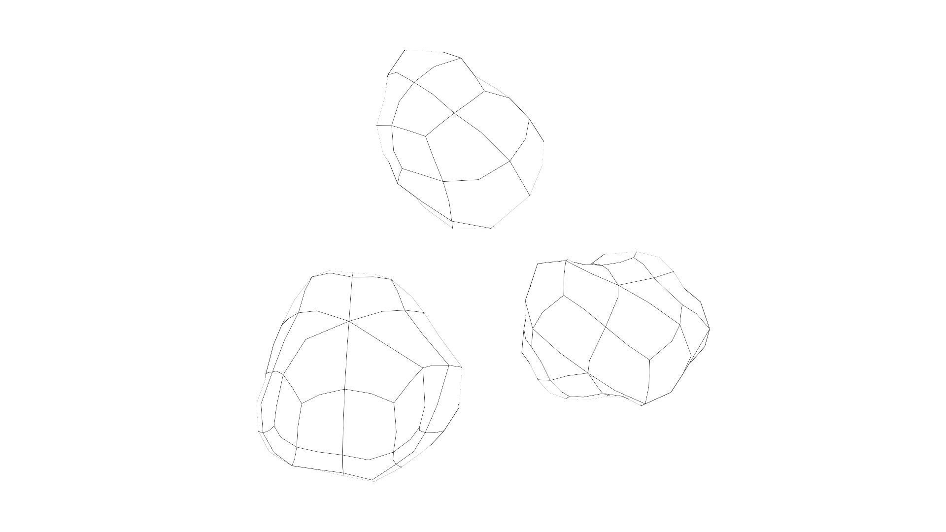 Lowpoly nature cabin collection Low-poly 3D model_15