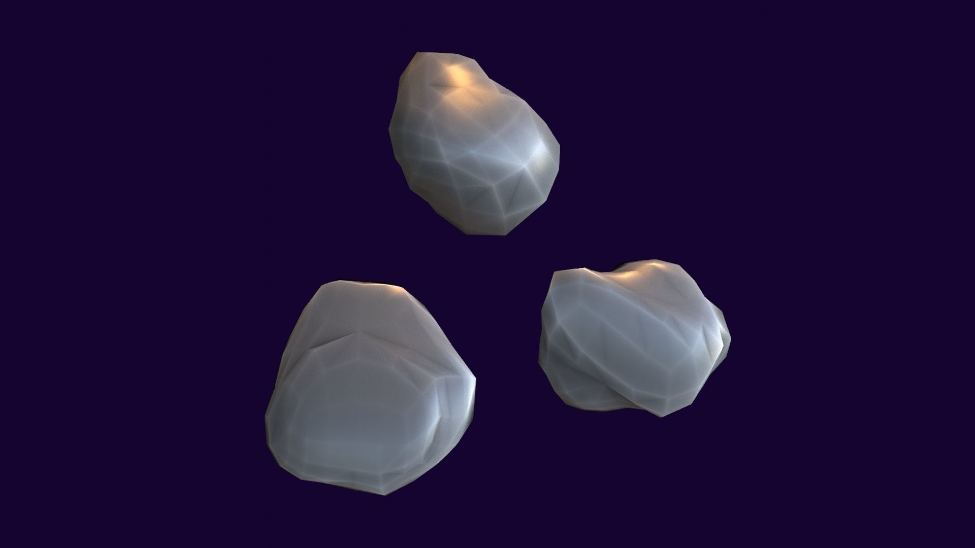 Lowpoly nature cabin collection Low-poly 3D model_7