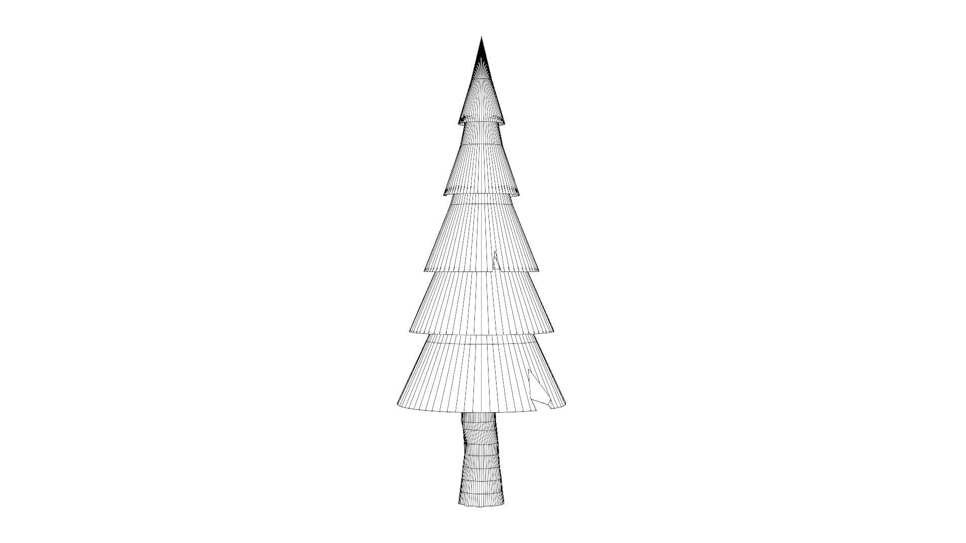 Lowpoly nature cabin collection Low-poly 3D model_13