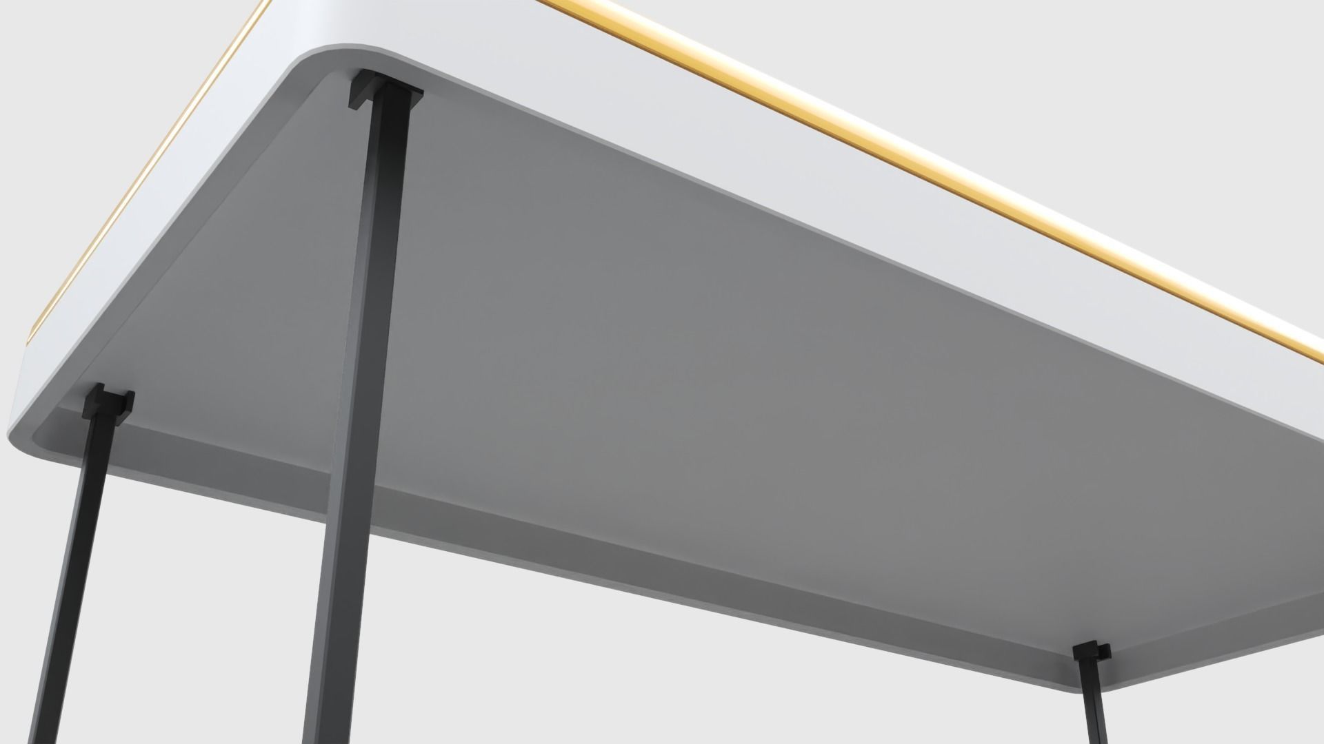 Gelato Push Cart 3D model_8